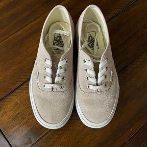 Like pink lace up Vans - size 7